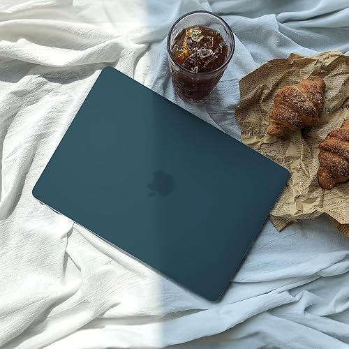 Miniatura 16 de Anban Funda compatible con MacBook Air de 13 pulgadas M1 2021 2020 2019 2018 A2337 A2179 A1932 Touch ID, carcasa rígida de plástico mate + 2 fundas