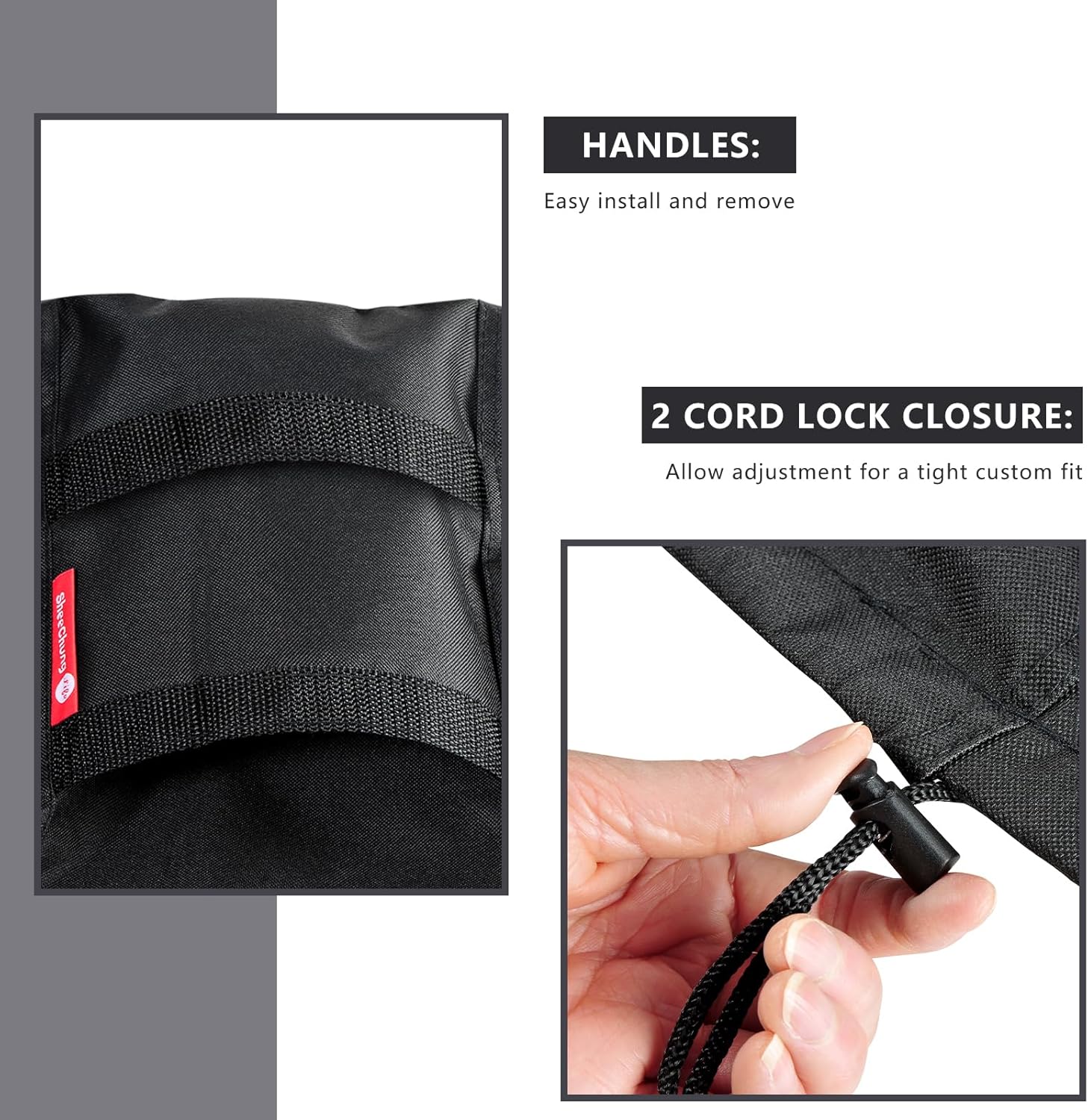 SheeChung Rectangular Fire Pit Cover 58" and Square Patio Furniture Covers 86",Outdoor Waterproof Cover,Fit Patio Furniture Gas Fire Pit Table