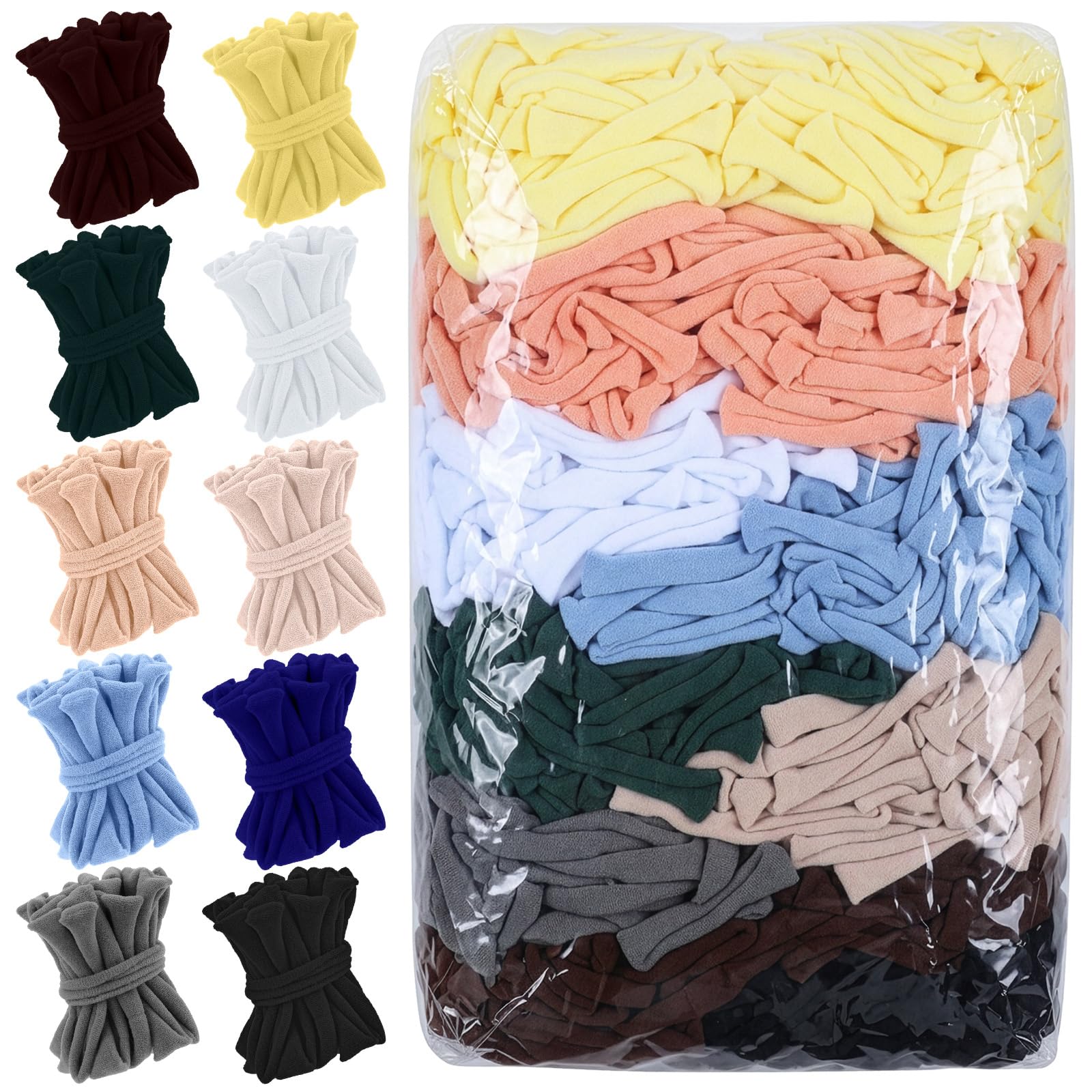 Kifmurase 1000 Pcs Refill Loops for 7 Inch Weaving Loom, Colorful Loom Loops for Potholder Making, Elastic Weaving Loop Craft Flexible Loom DIY Kit Craft Bands for Adults DIY Projects Gifts