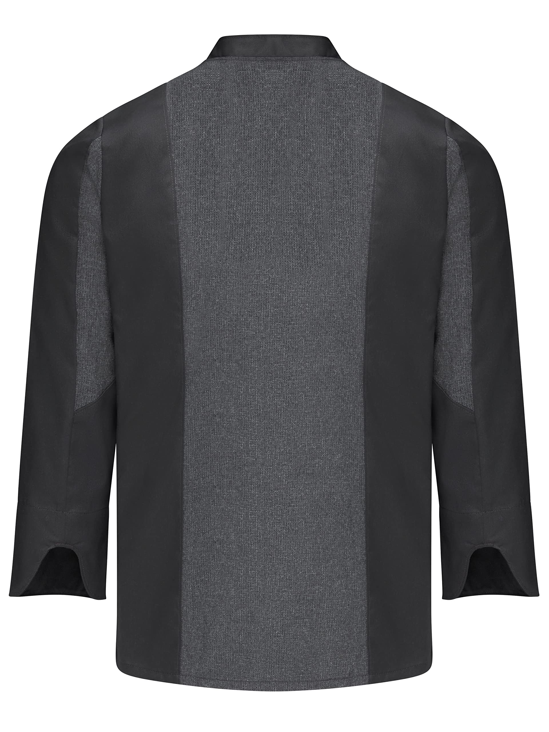 Red Kap Women's Deluxe Airflow Chef Coat, Charcoal, Medium