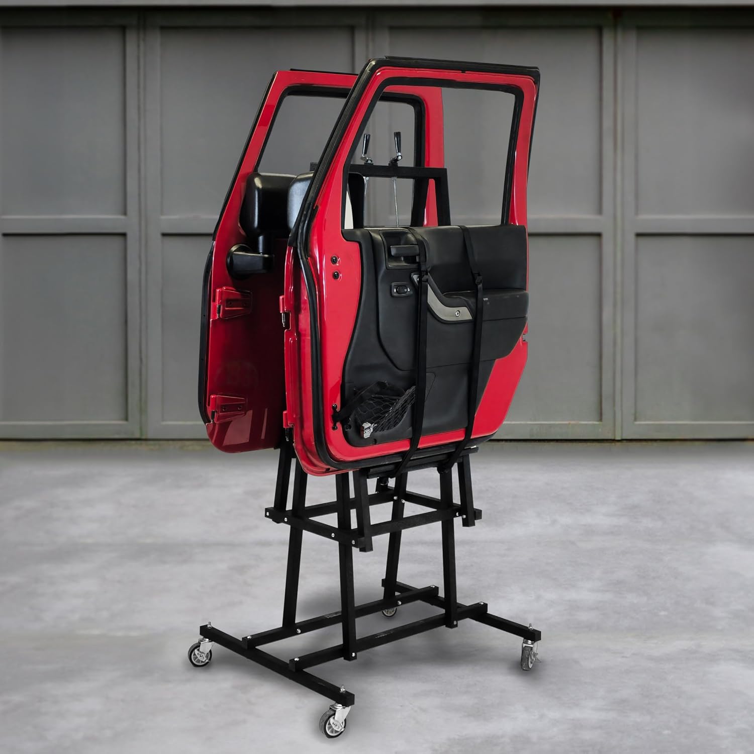 EZ4X4 Wrangler and Gladiator JT, JLU, JL, JKU, JK, TJ, LJ 2 & 4 Door Remover, Lift & Storage Patent Pending