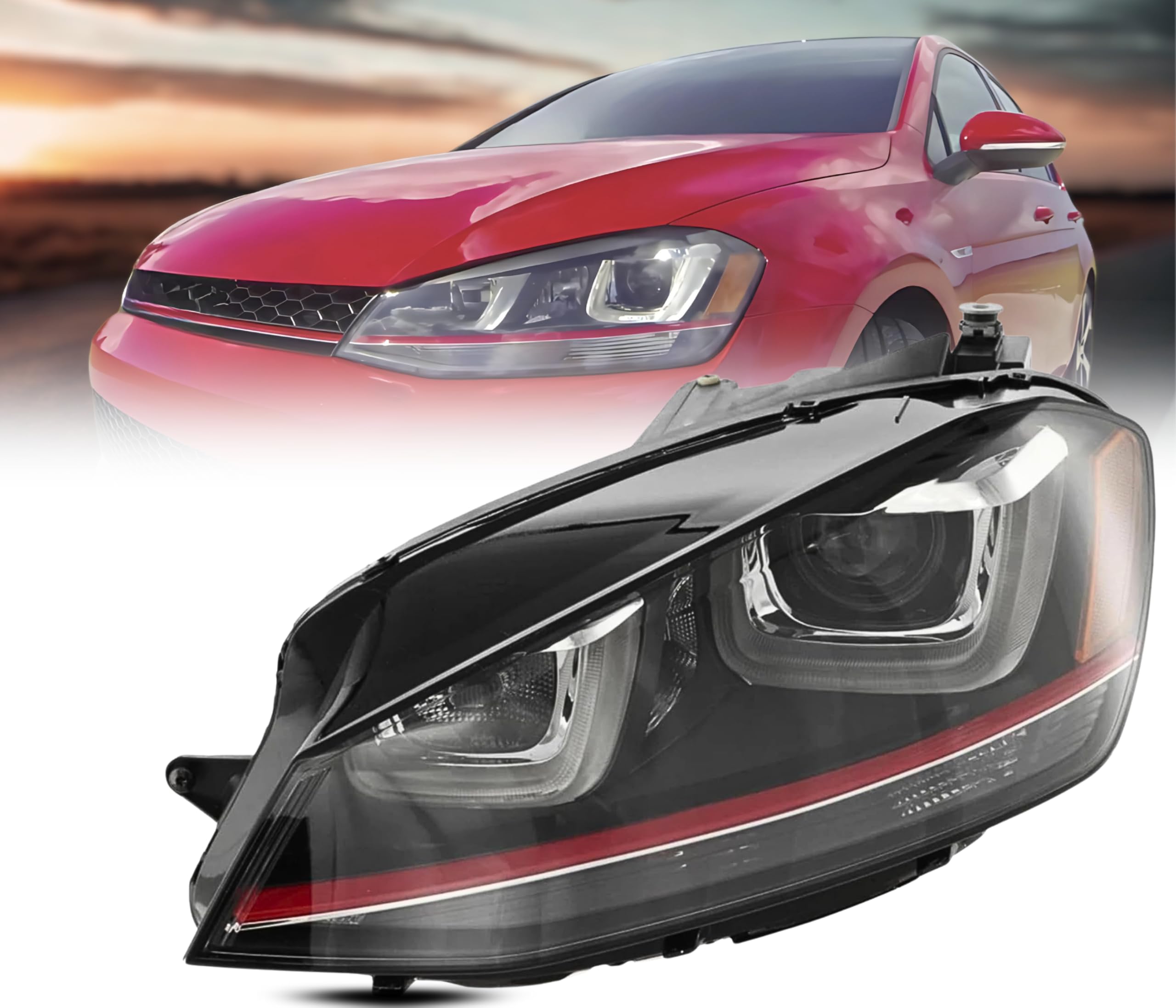 Amazon.com: Replacement For Volkswagen Golf/GTI 2015-2017 Xenon