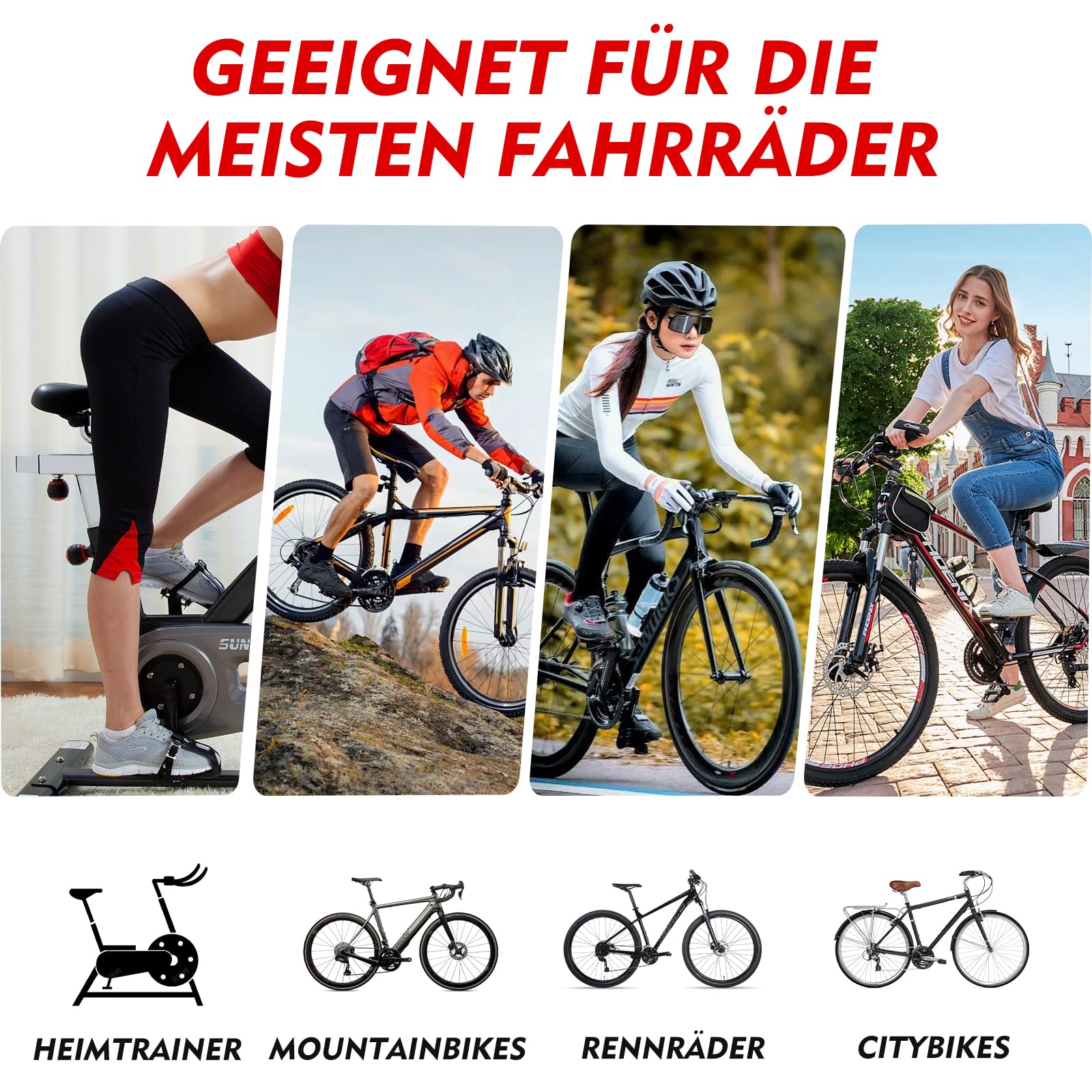 ROGTYO Selle De Vélo Cloud Comfort Pro Max - Ergonomique Gel Confortable, Respirante Et Absorbant Les Chocs Avec Housse Étanche