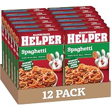 Hamburger Helper Spaghetti Pasta, 6.6 Ounces, 12 per Case