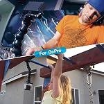 Camera Clamp Clip Mount Jaws Flex Gooseneck Accessories for GoPro | for Go Pro Hero 13 12 11 10 9 8 7 6 5 4 Session 3+ 3 2 1 Mission Max DJI Osmo AKASO Action Cameras