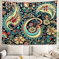 Vista 32 de Shrahala Palm Trees Los Angeles - Tapiz psicodélico grande para dormitorio y sala de estar (51.2 x 59.1 pulgadas, azul 1)