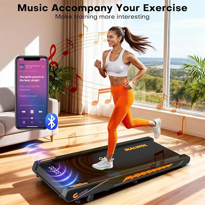 Caminadora Eléctrica Plegable con Inclinación 10% y Altavoz miniatura 2