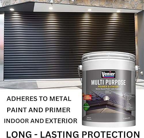 Miniatura 10 de Venier Pintura multiusos a base de agua satinada 128 onzas líquidas color blanco pintura de acabado satinado muebles armarios y más todo en uno sin