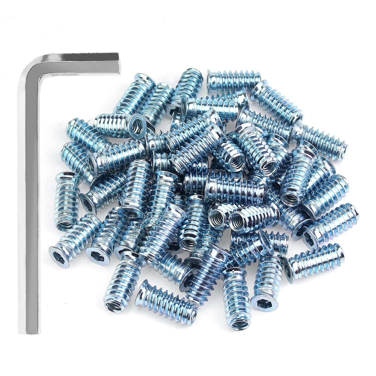 Threaded Inserts Kit - 148 Pcs Wood Screw Inserts -12 Threaded Inserts Kit - 148 Pcs Wood Screw Inserts -12