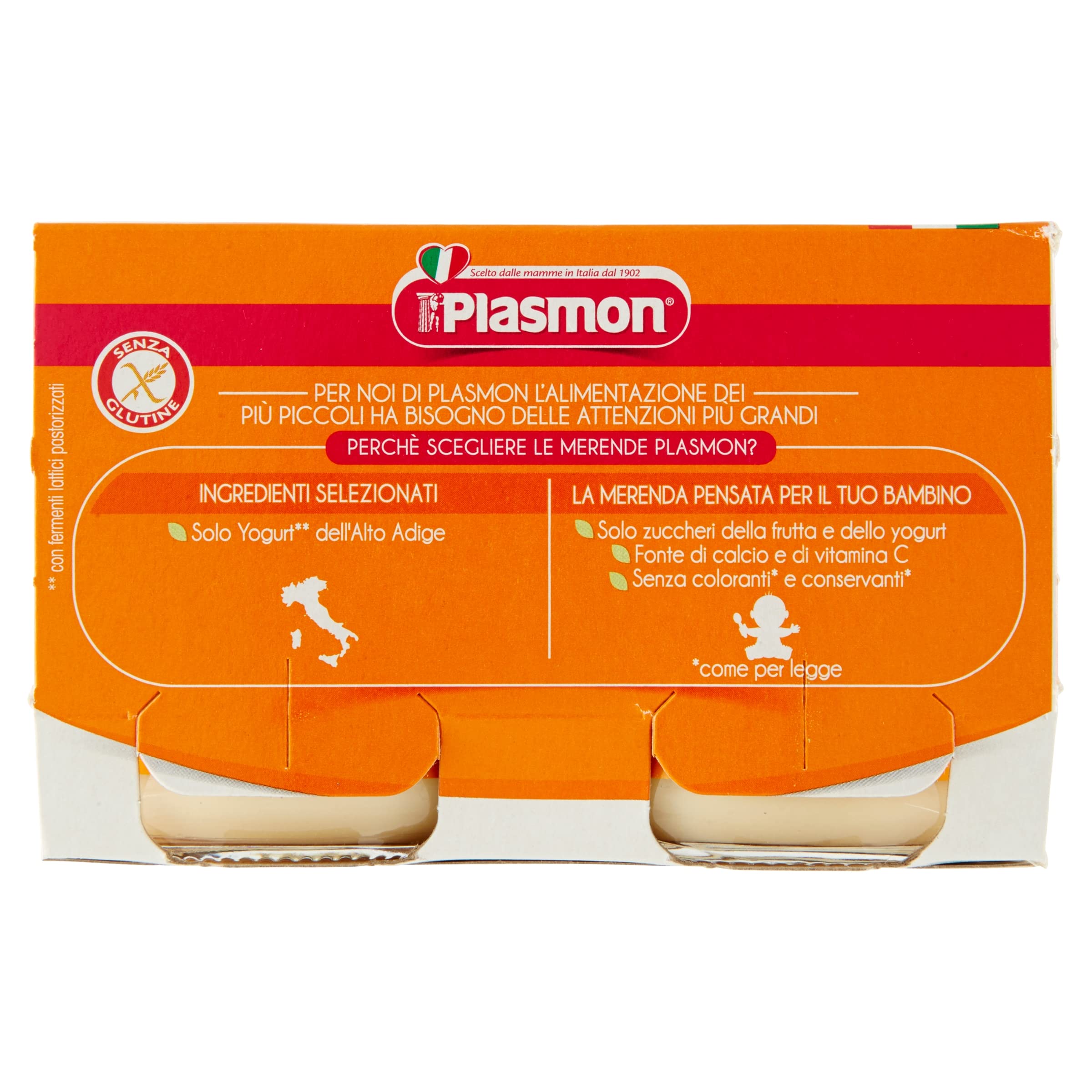 Plasmon Omogeneizzato Banana e Yogurt 2x120g (12 Confezioni)