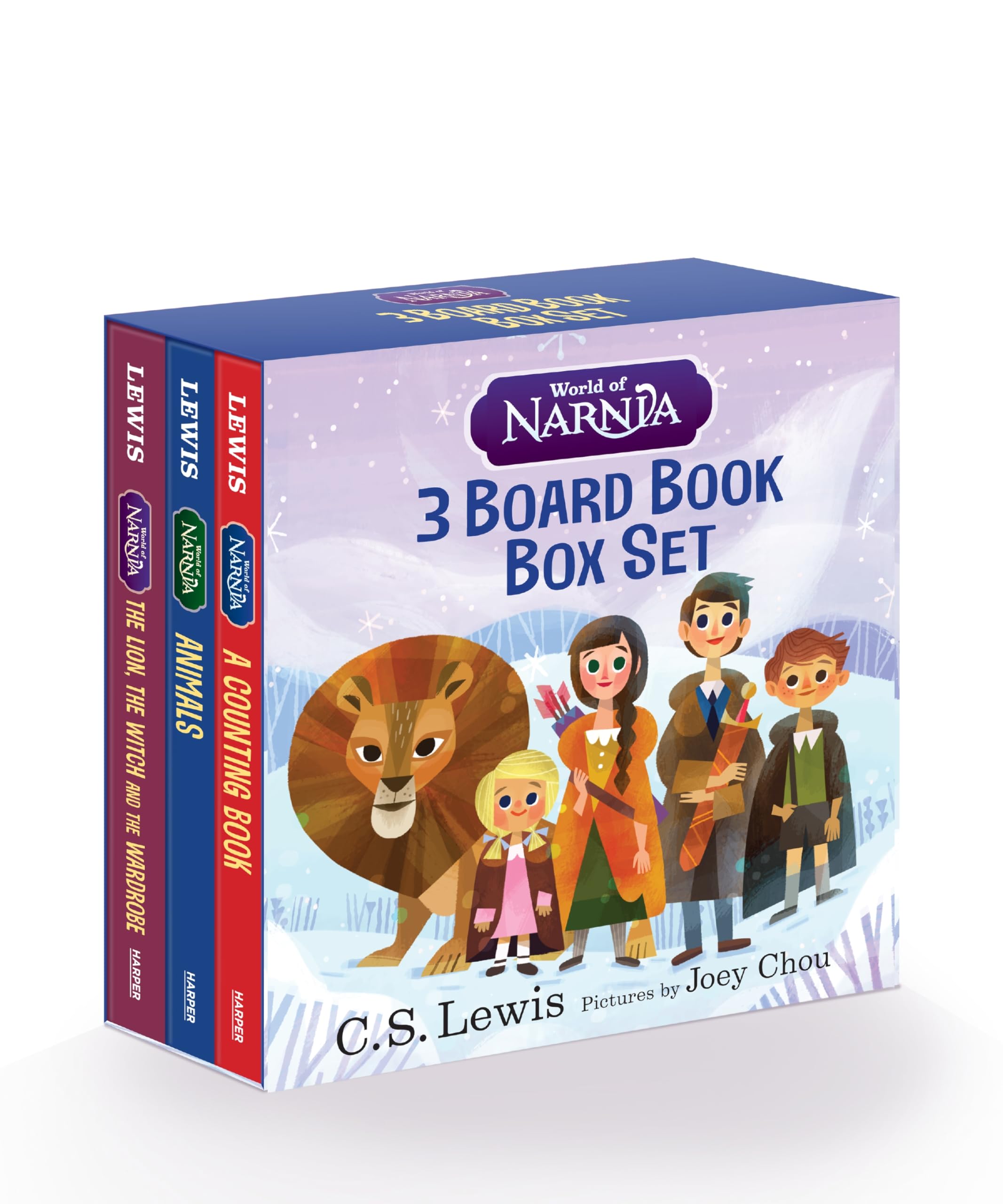 World of Narnia: 3 Board Book Box Set: The Lion, the Witch, and the Wardrobe, the Chronicles of Narnia: Animals, the Chronicles of Narnia: A Counting Book