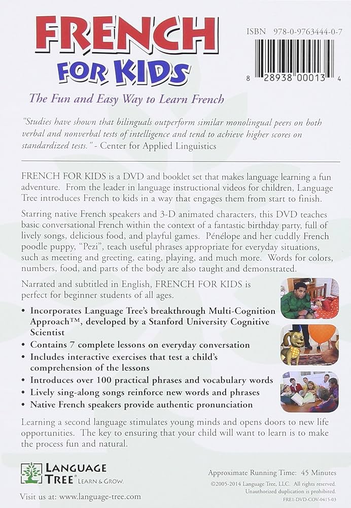 その他 French for Kids 1: Beginner Level 1 [DVD] Amazon.com: French for Kids: Learn French with Penelope and