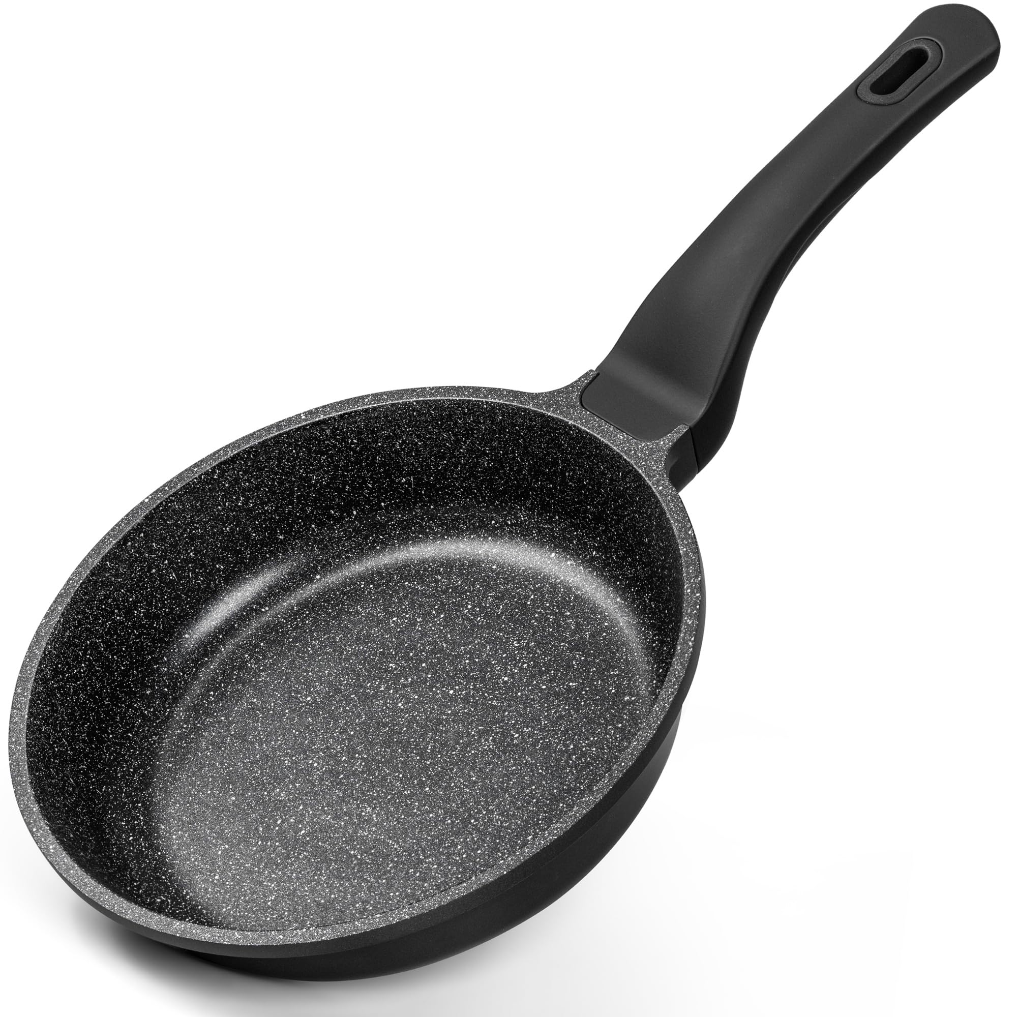MICHELANGELO Non Stick Frying Pan 20cm, Small Frying Pan with Silicone Handle | Easy to Clean, All Stovetops Compatible, Durable for Use