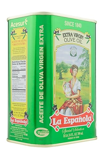 LA ESPAÑOLA Aceite de oliva virgen extra prensado en frío, 24 onzas