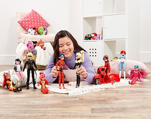 Vista 11 de BANDAI Milagrosa mariquita y gato negro juguetes Dragon Bug Fashion 10.2 in muñeca