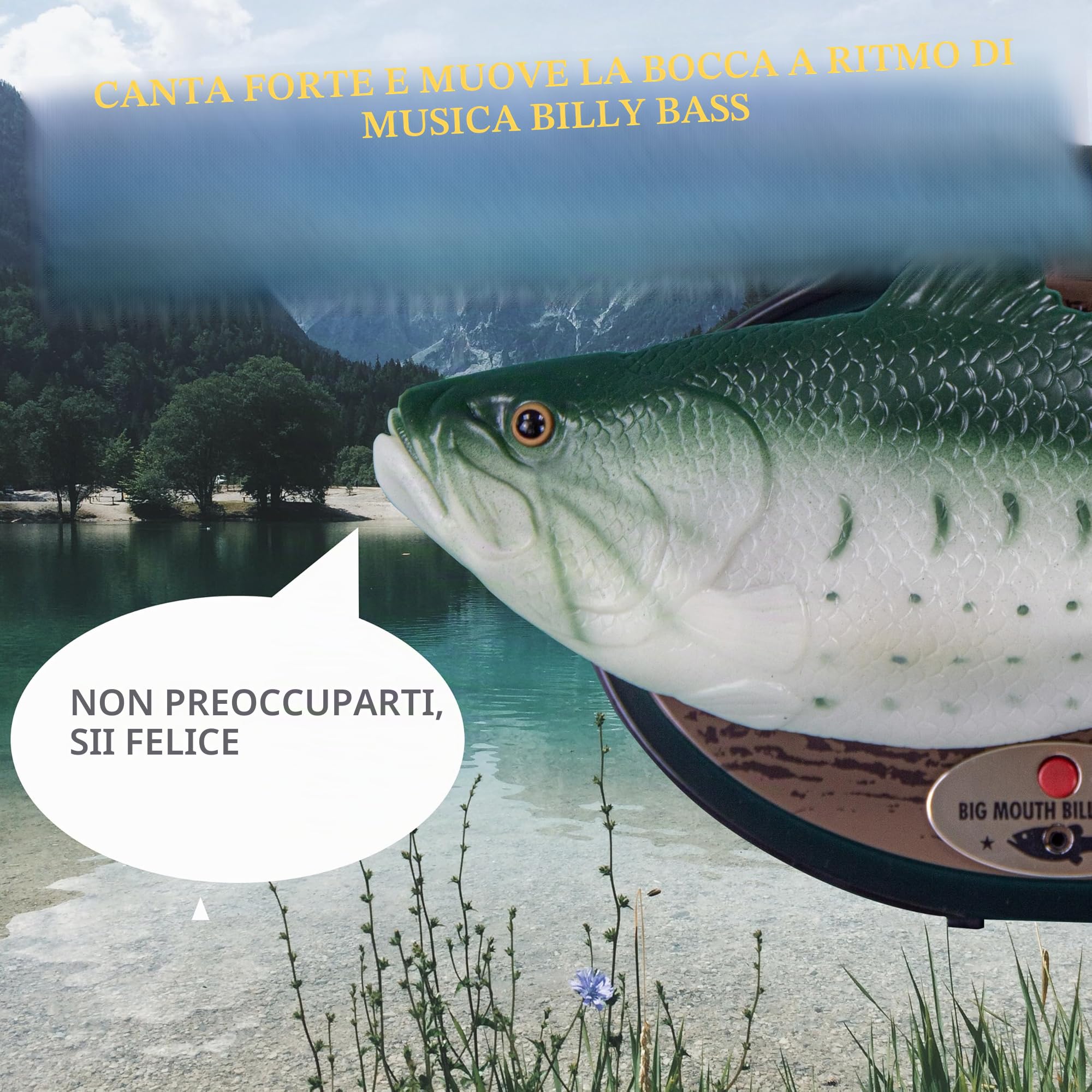 MIK Funshopping Billy Bass | il pesce canterino animato