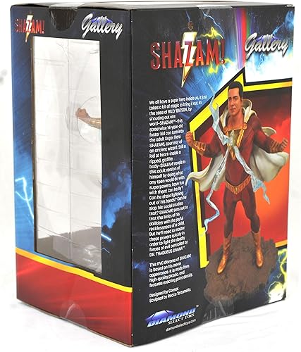 Miniatura 4 de Diamond Select Toys DC Gallery: Figura de PVC de Shazam (versión de película)