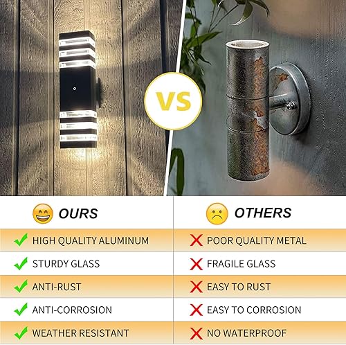 Miniatura 5 de tewei Paquete de 8 lámparas exteriores del atardecer al amanecer