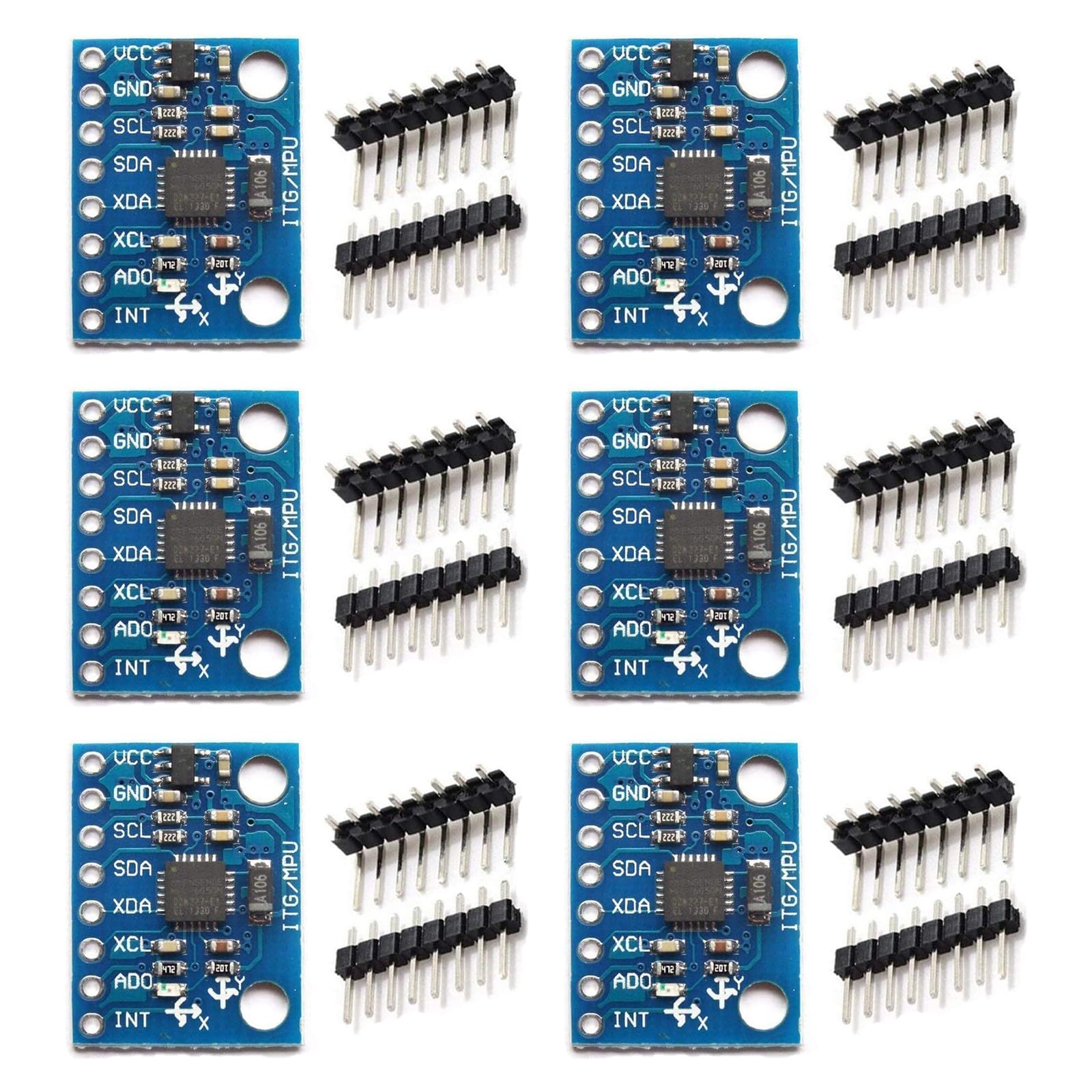 Amazon.com: ​KEAcvise 6-Pack GY-521 MPU6050 Sensor Module - 6-Axis