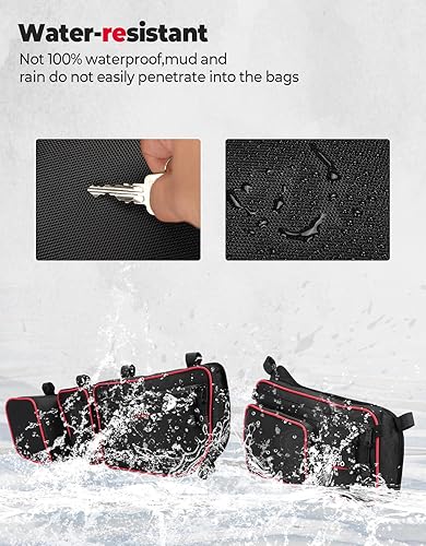 Miniatura 7 de KEMIMOTO Bolsas de puerta X3 compatibles con Cam Am Maverick X3 Max Turbo R X DS MR RS Turbo R RR 2017 2018 2019 2020 2021 2022 2023 2024,