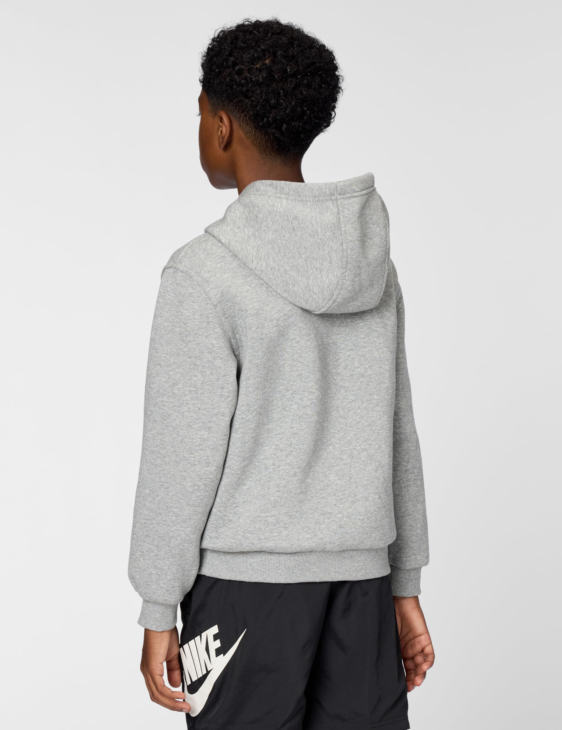 NIKE K NSW Club FLC HDY Lbr Top Unisex - Bambini e Ragazzi
