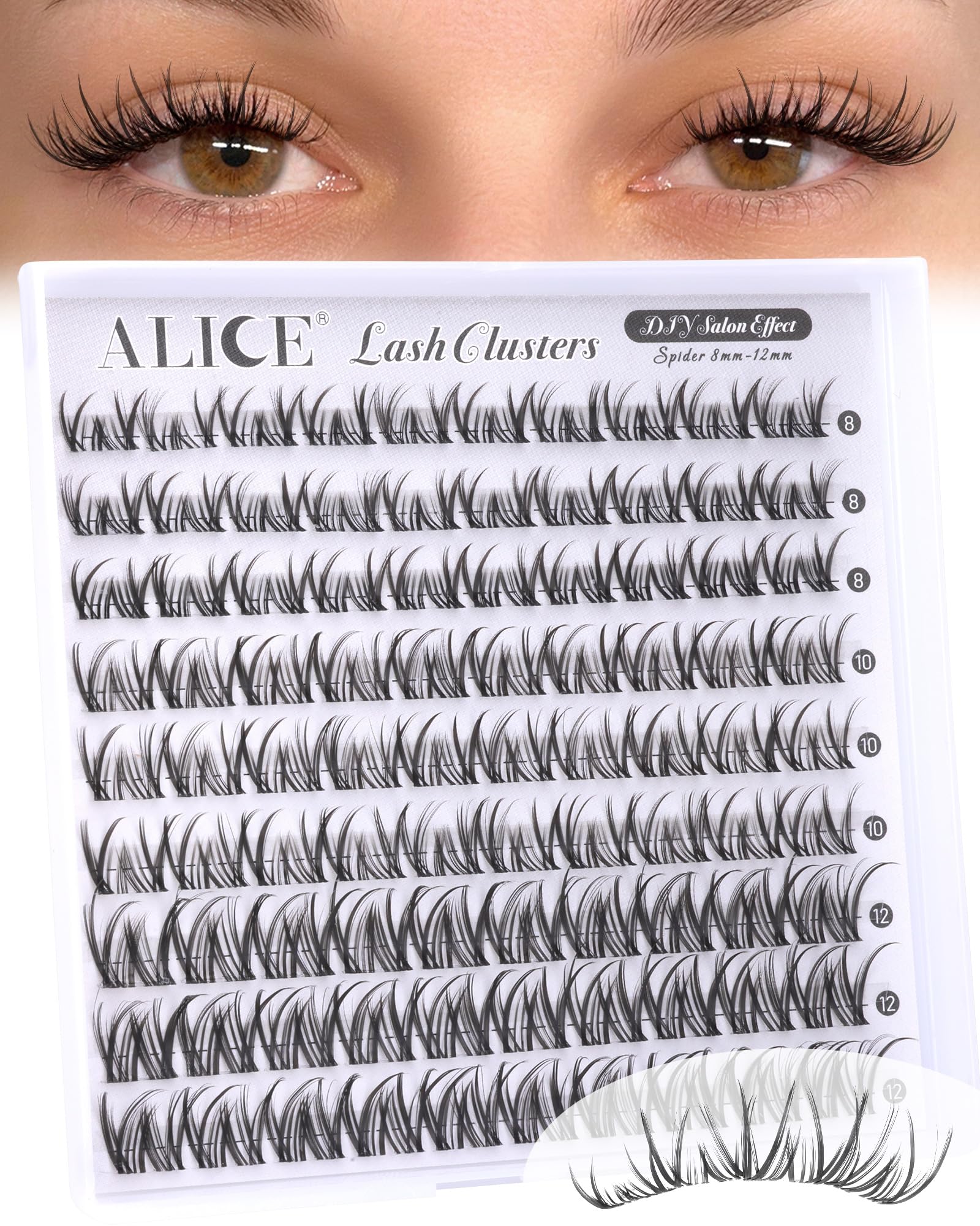 ALICE Lash Clusters: Natural Volume Eyelashes -20