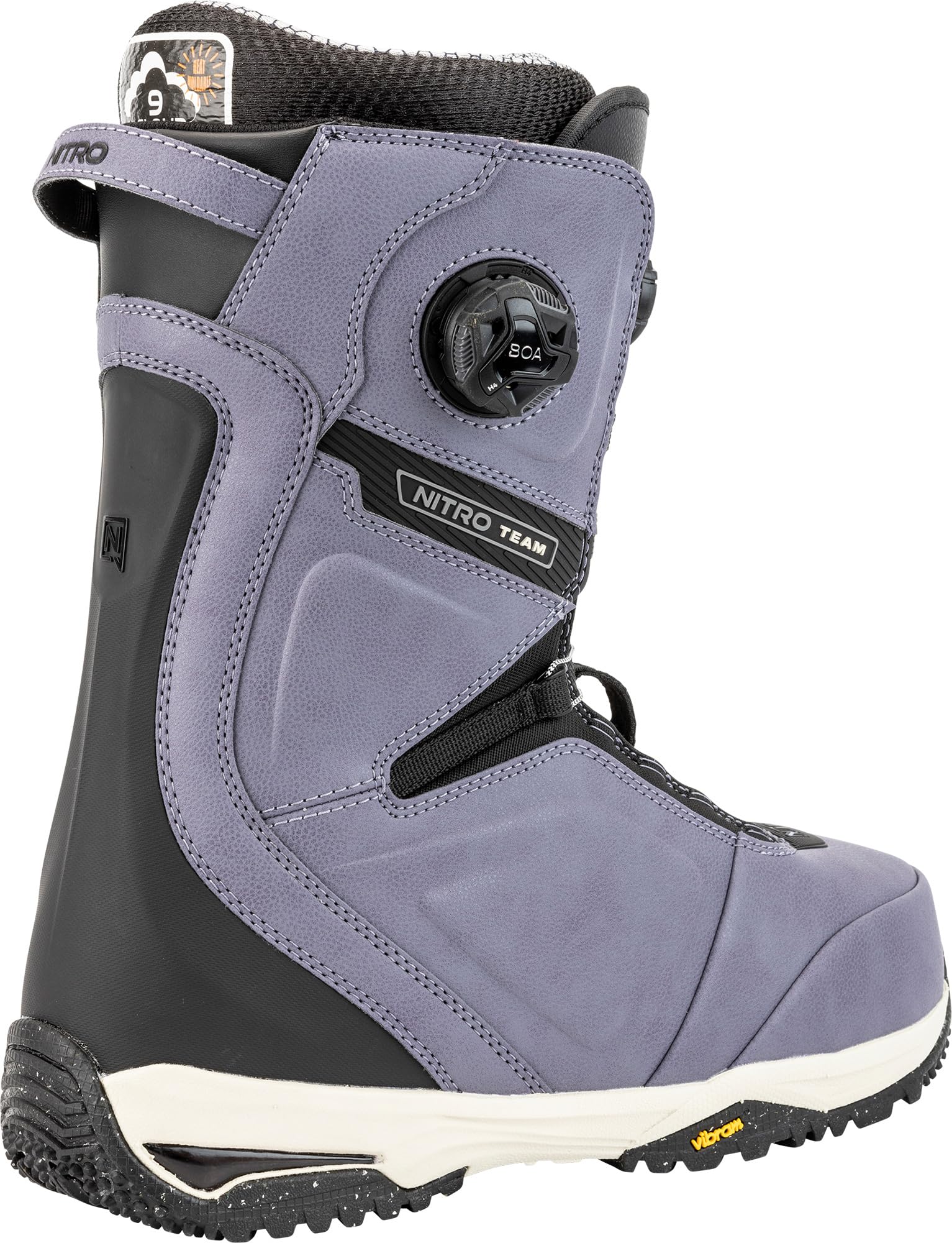 Nitro Team Boa - Stivali da snowboard da uomo, colore: Limac, 29