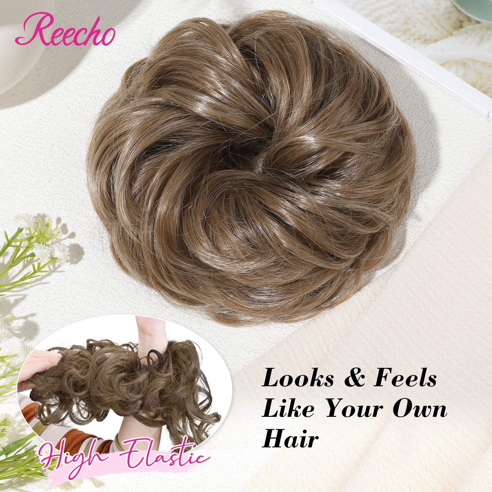 REECHO Messy Bun Hair Piece - Image 3