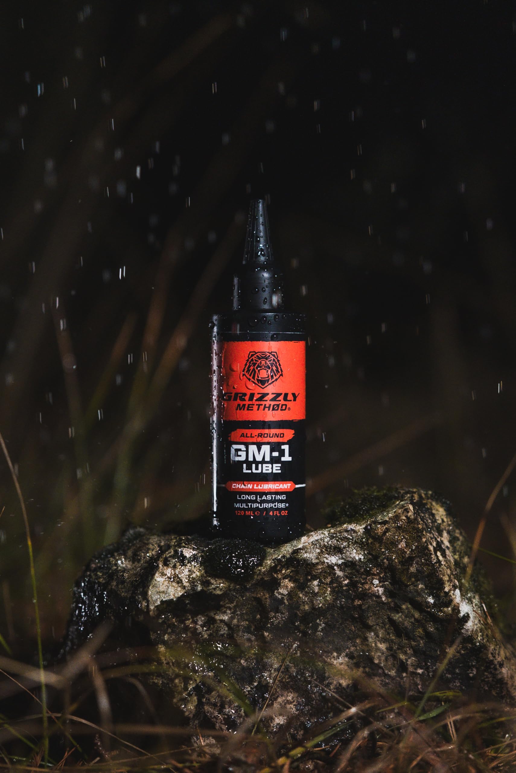 Aceite Sintético Cadena Bicicleta 120ml | Multiusos y Antidesgaste | Grizzly Method GM-1 Lube | Todo Clima y Lluvia | MTB, Carretera y E-Bike