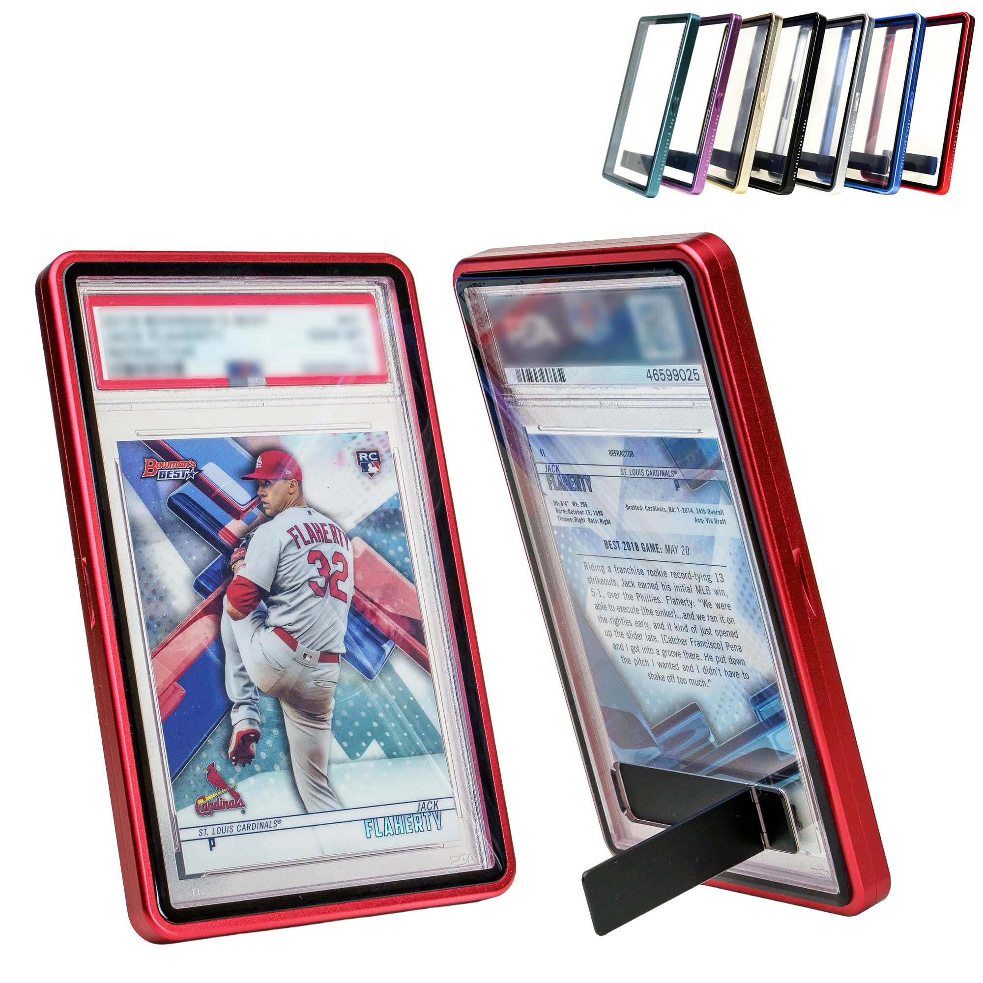 The Collectors Hubs Magnetic PSA Slab Protector for PSA CGC Built-in Stand Protect Display PSA Slab Case Slab