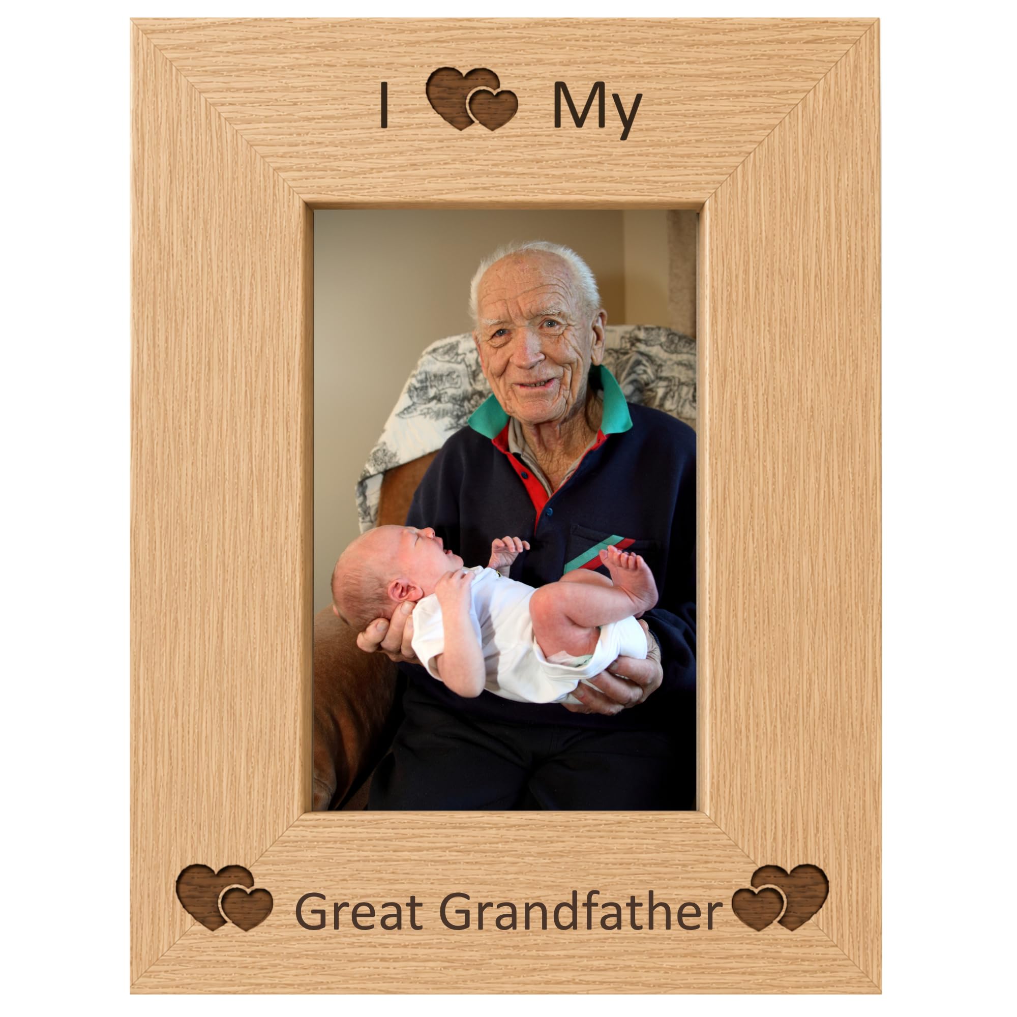 I Love My Great Grandfather 6x4 Photo Picture Frame Keepsake Gift Idea