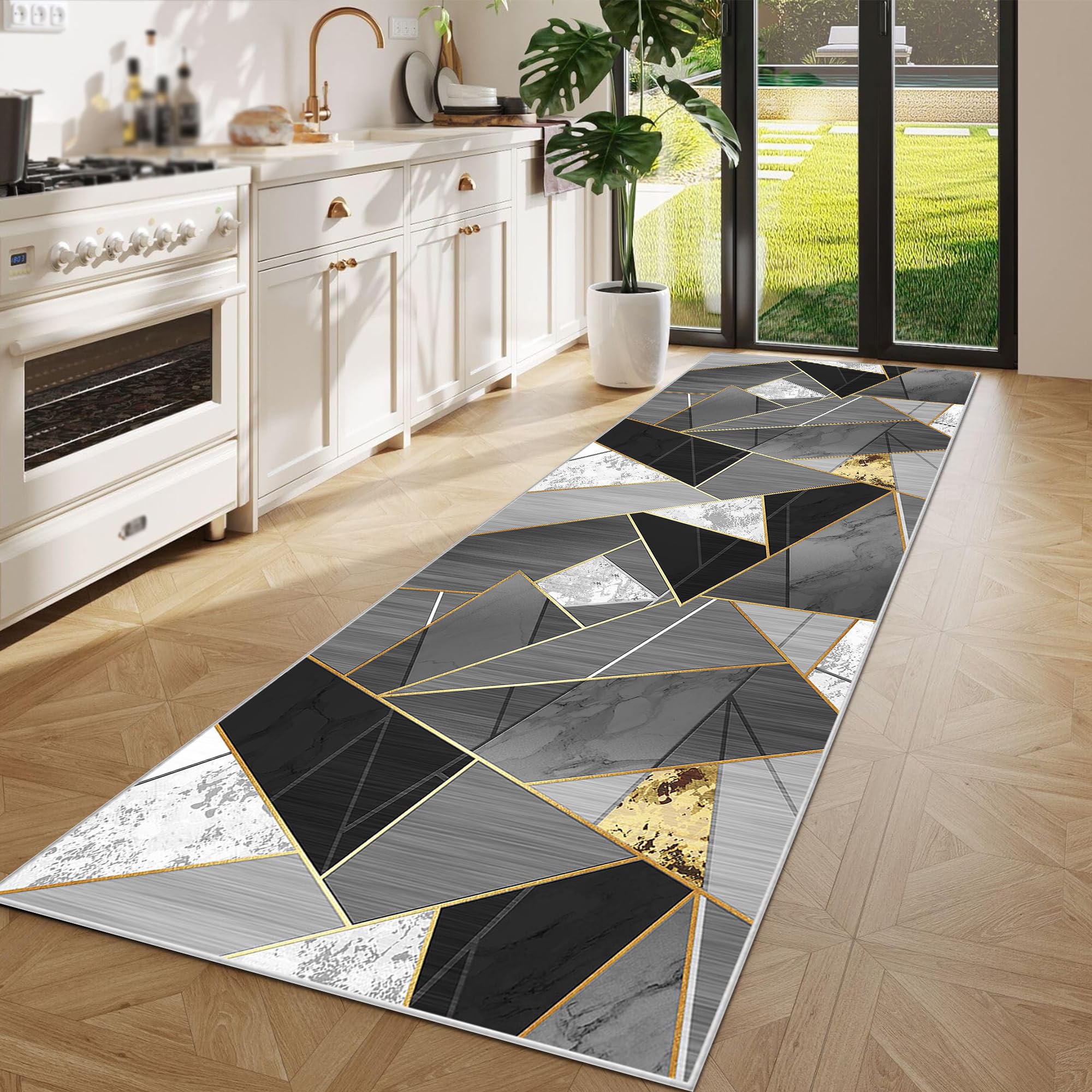 Tapis long de sol d'entrée intérieur pour stopper la poussière