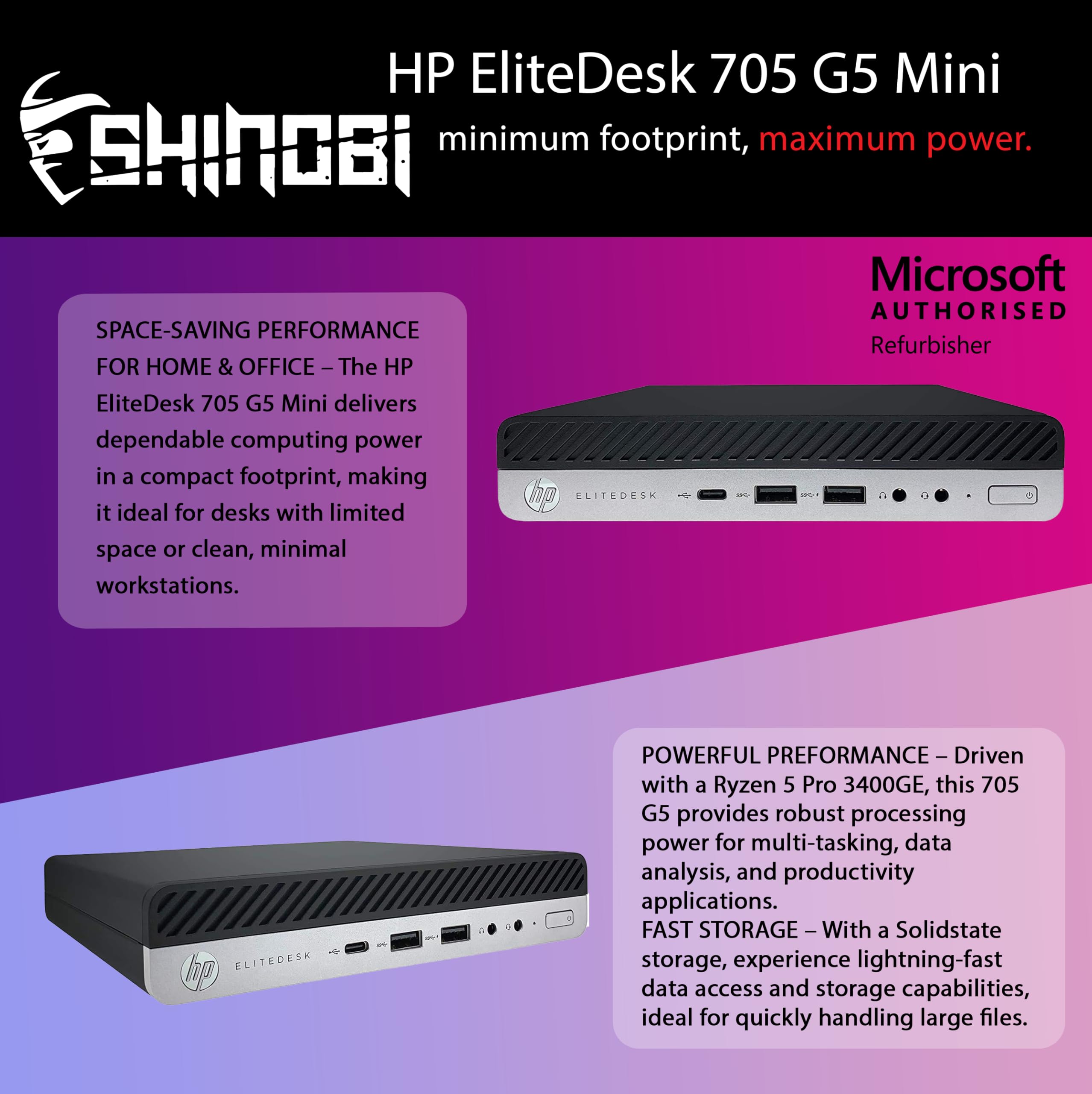 週末大幅値下げ爆速　AMDHP EliteDesk 705 G5DeskTop Amazon.com: HP EliteDesk 705 G5 Mini PC | Ryzen 5 PRO 3400GE | 512