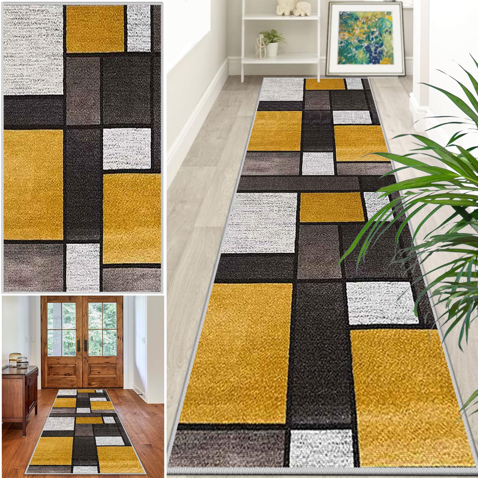 Tappeto Passatoia Corridoio Antiscivolo per Cucina 50 x 230 cm