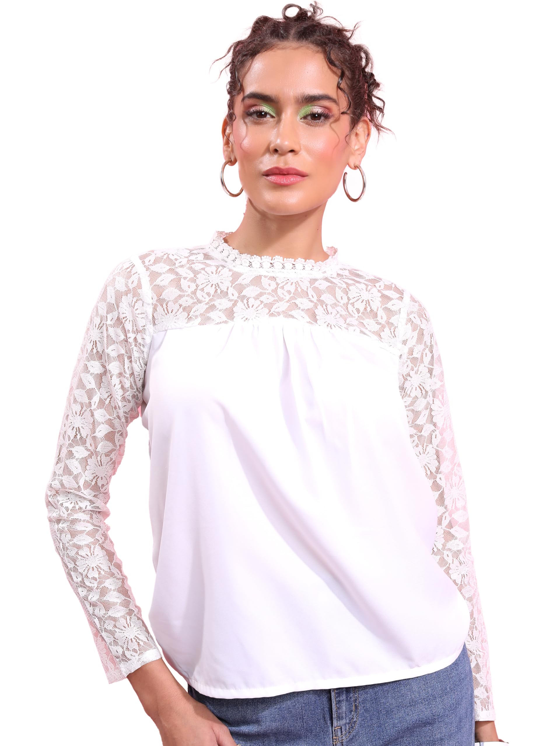 KETCH Women's Solid Regular Fit Tops