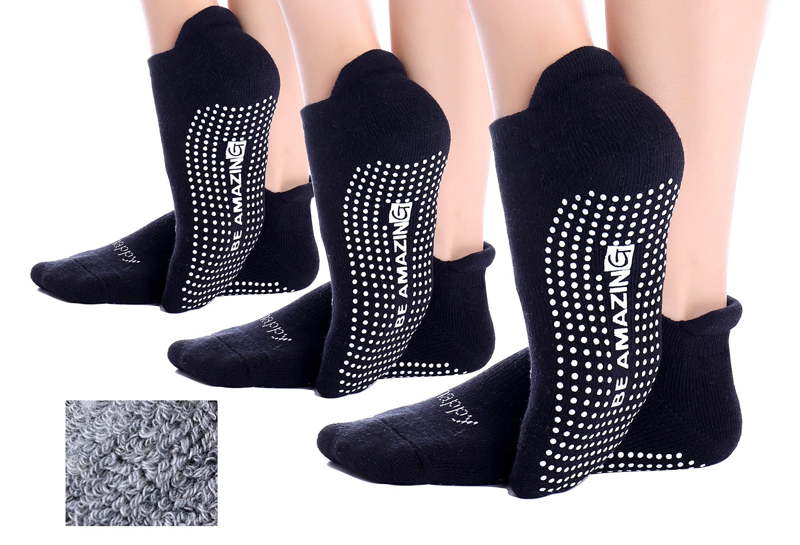 Live Happy Be HealthyYoga Socks Barre Sock with Grip NonSkid Pilate Sox Maternity Labor Delivery Sock