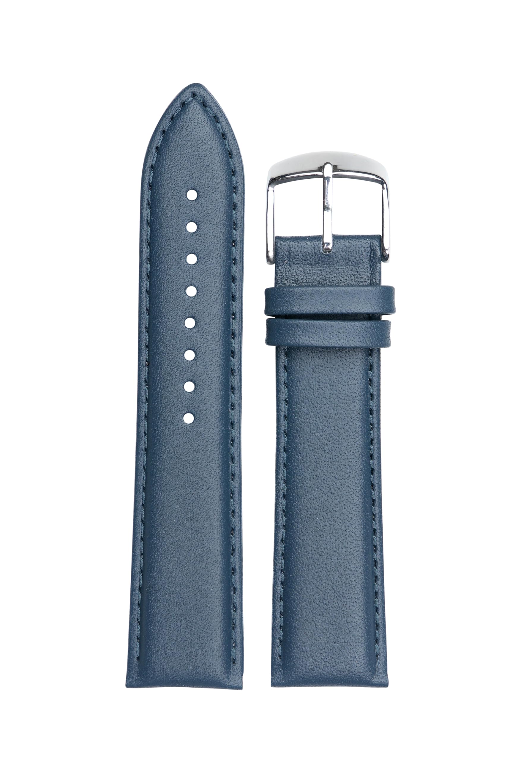 EXOR VELOUR 22 mm Genuine Leather Watch Strap (BLUE) (B0CV9WW5KH) Amazon Price History, Amazon Price Tracker