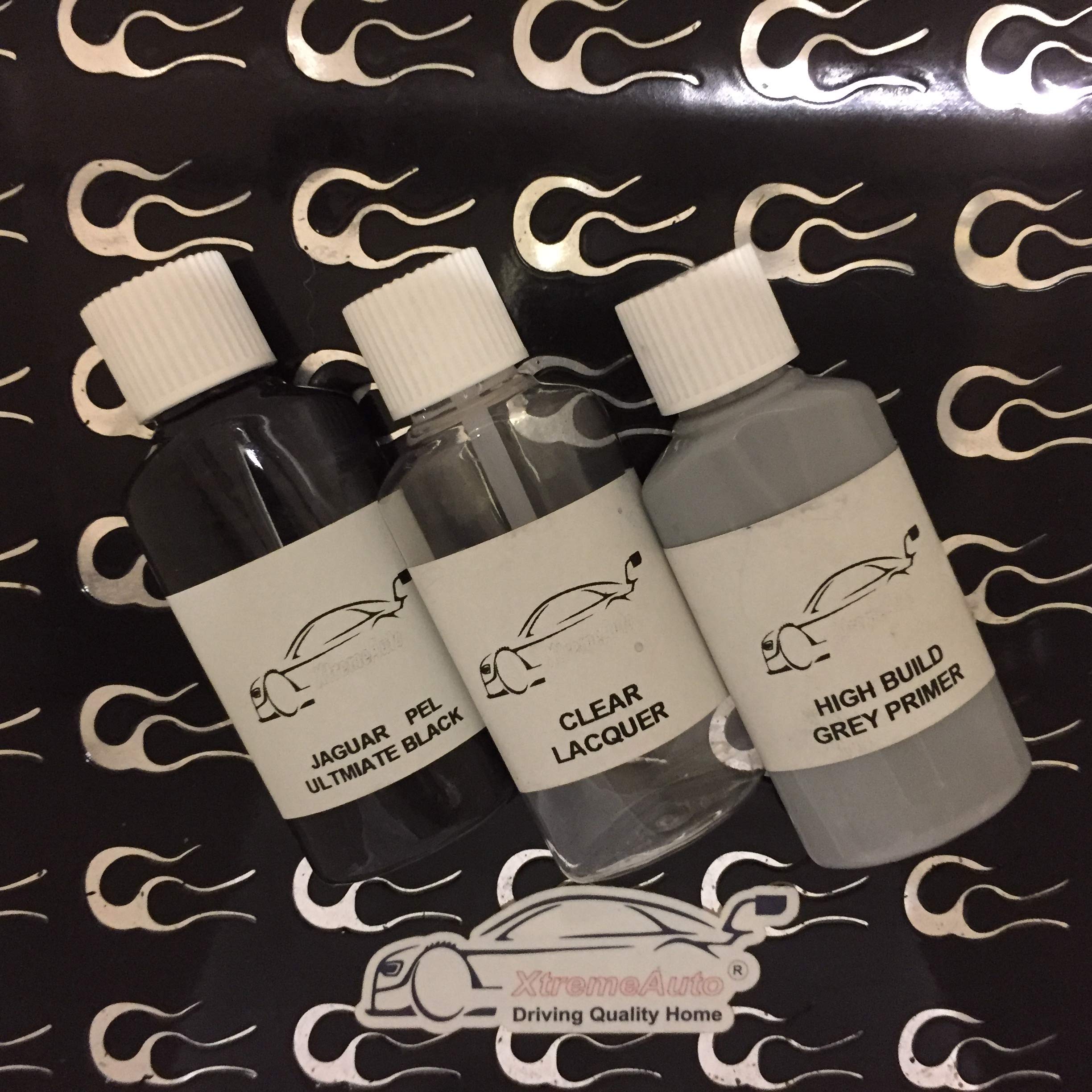 Xtremeauto Touch Up, Lacquer & Primer Ultimate Black Pel Paint Touch Up Repair Kit 30Ml Scratch Chip Brush (Touch Up, Lacquer & Primer)