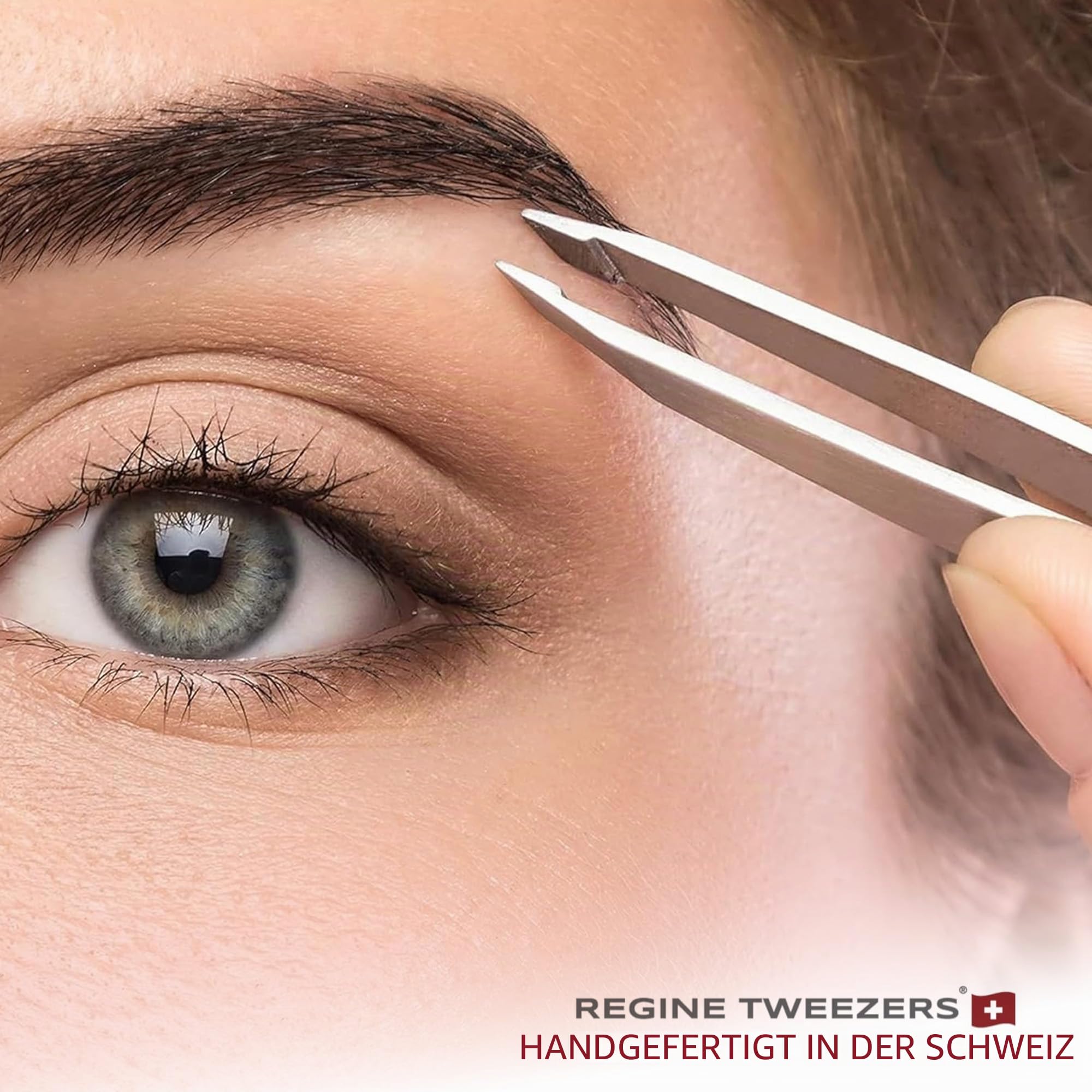 Slant Tip Tweezers | 100% Handmade | Surgical Grade Stainless Steel | Professional Precision Eyebrow and Hair Remover | World's Best Tweezers