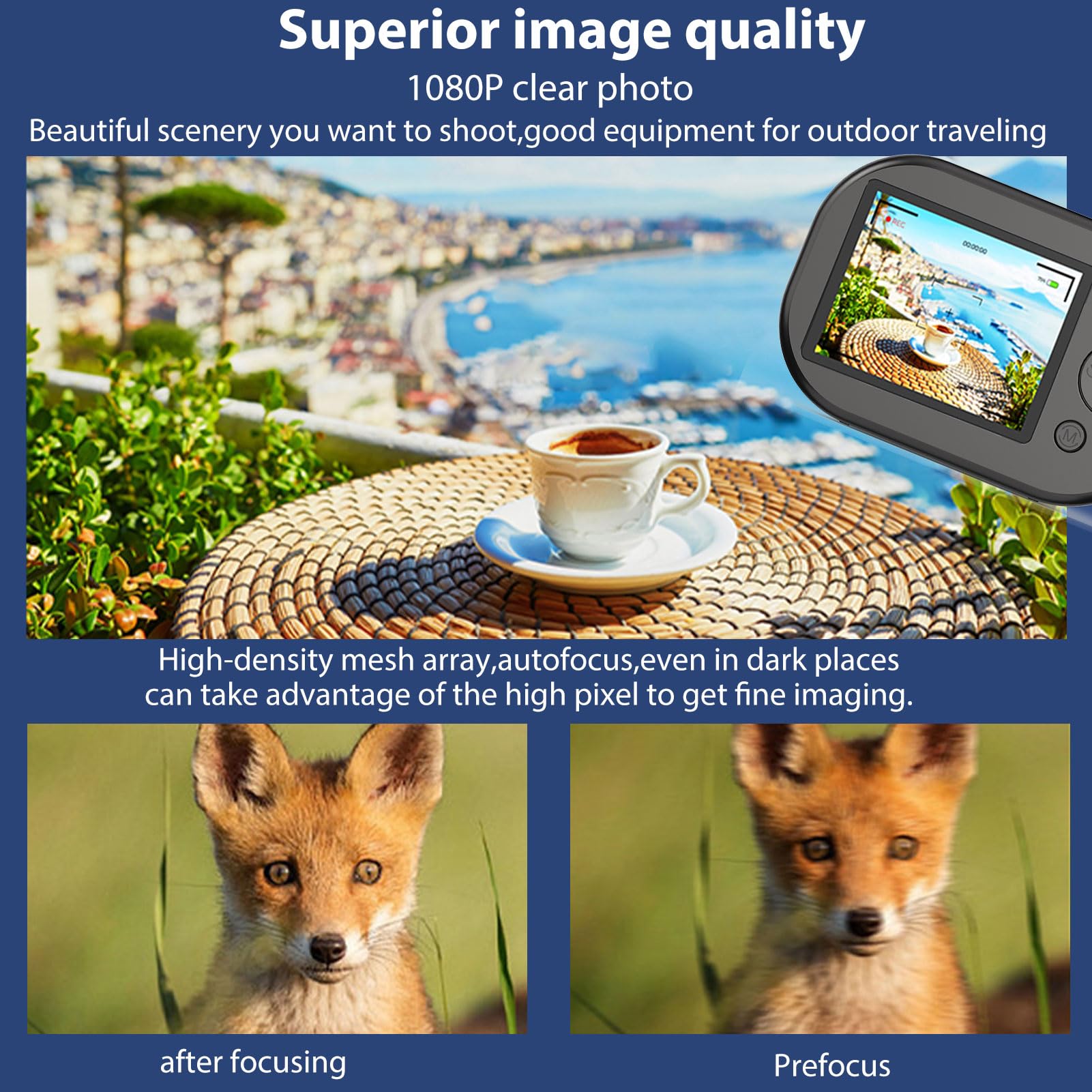 Denash Kamera Cyfrowa 4K 16x Zoom 48MP z kartarnią 32 GB dla Dzieci, Złap Oszałamiające Filmy 4K UHD i 48MP z 16x Cyfrowe Zoom, Obsługa Antyokrębla (BLACK)