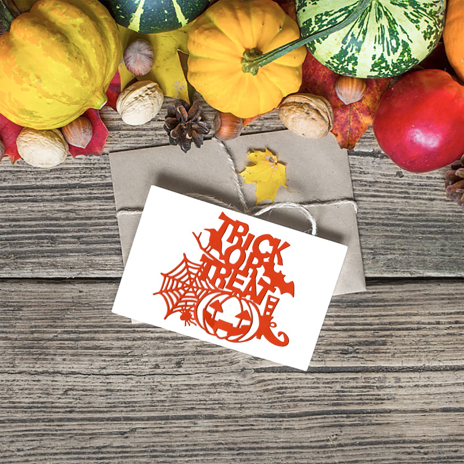 Pumpkin Head Metal Die Cuts - Halloween Embossing Stencils For Scrapbooking, Cards, Paper Crafts, Compatible With Die Cutting Machines