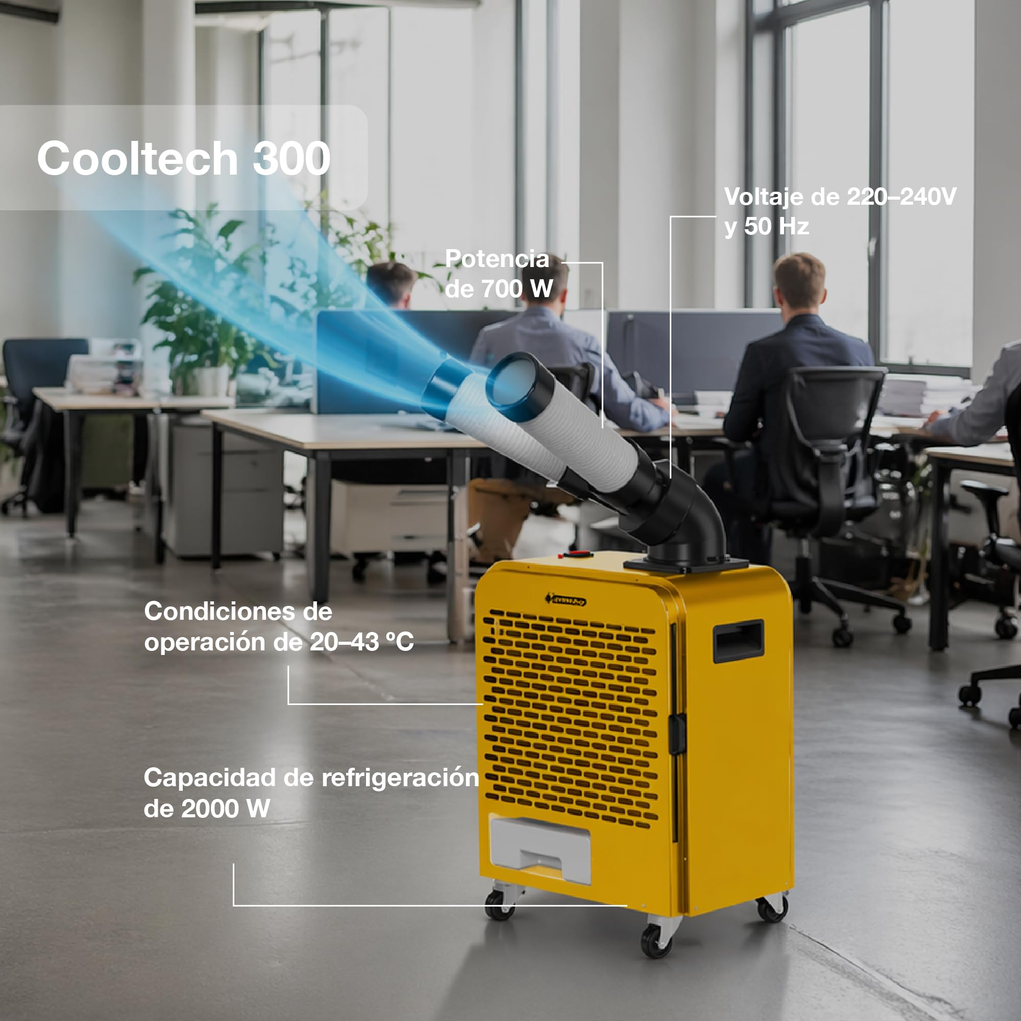 GARLAND COOLTECH 300-V25 Aire Acondicionado Portátil