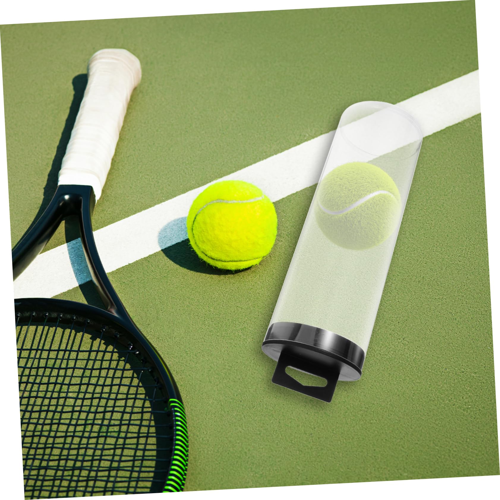 Amazon | SKISUNO テニスボール収納ボトル 透明筒 網球筒