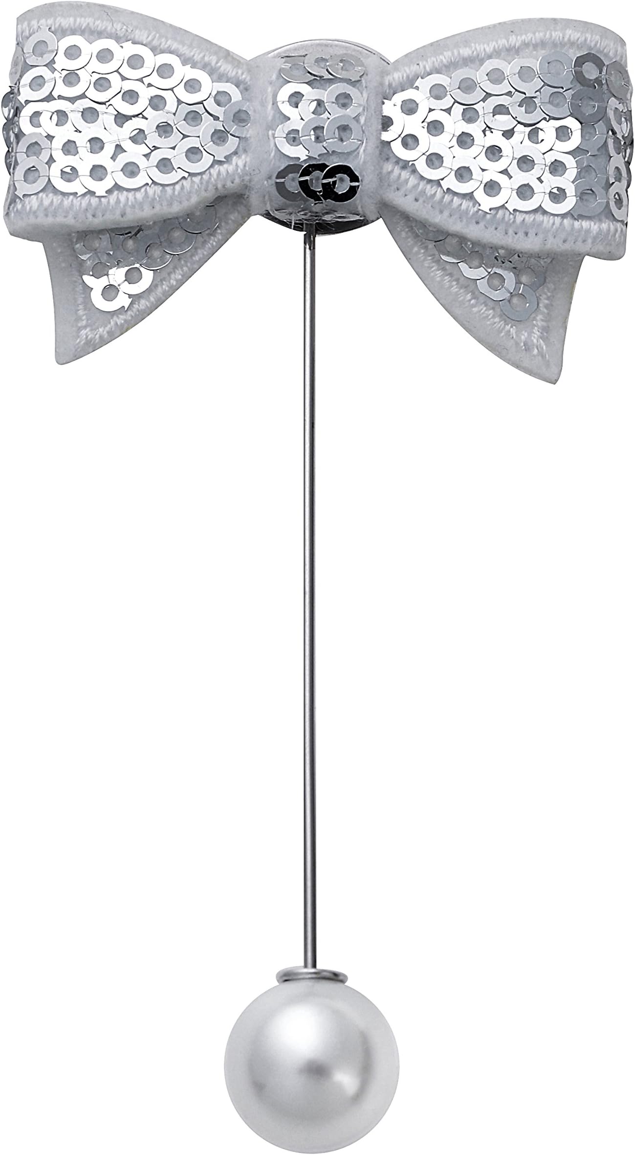 Sunvan Men's Handmade Bow Shape Anchor Design Lapel Pin Boutonniere Brooch Pin for Suit Coat Wedding Party