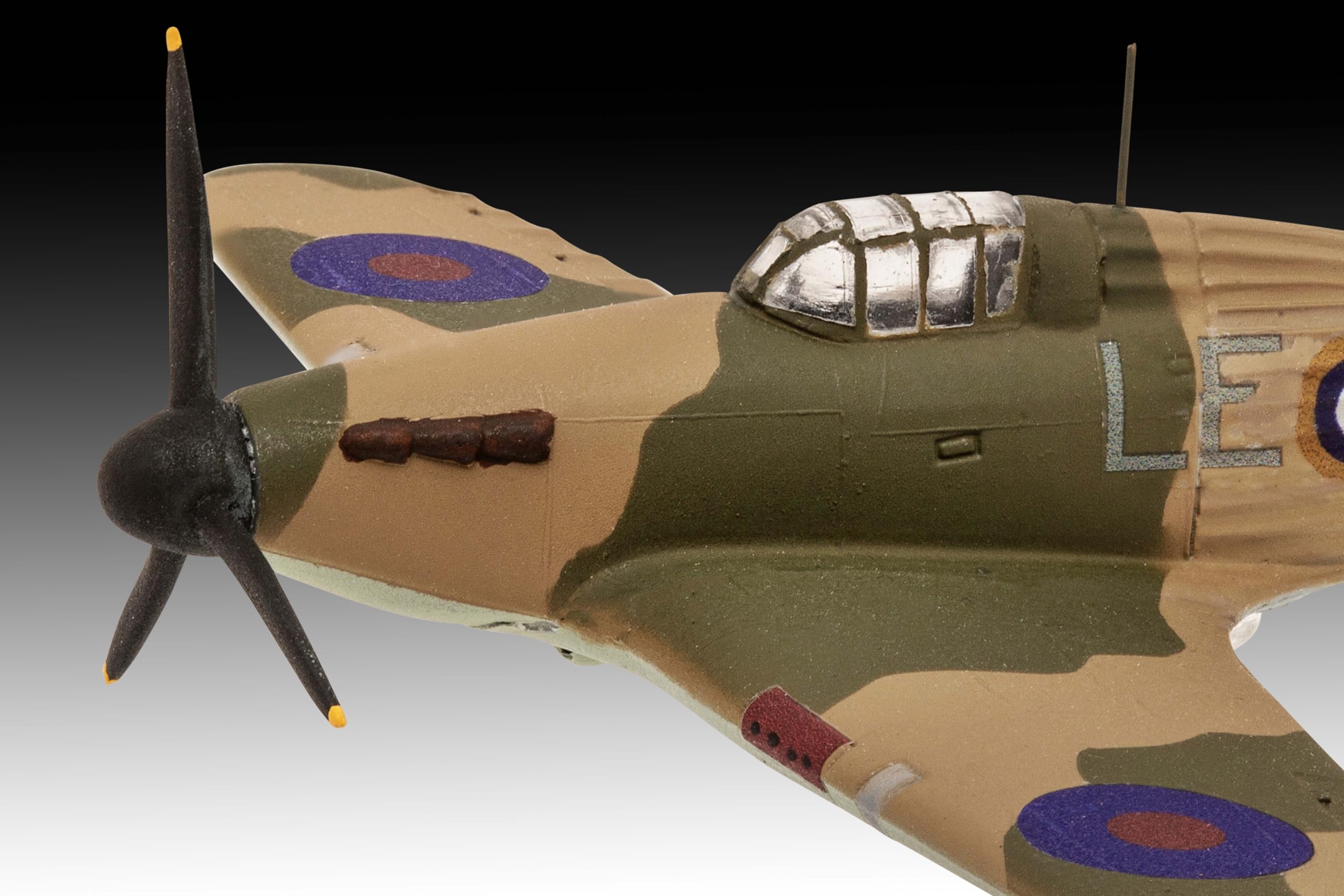 Revell 73771 Zestaw startowy Spitfire Mk.Ia & Hurricane Mk.I Skala 1:144 Niezbudowany plastikowy model zestaw z akcesoriami
