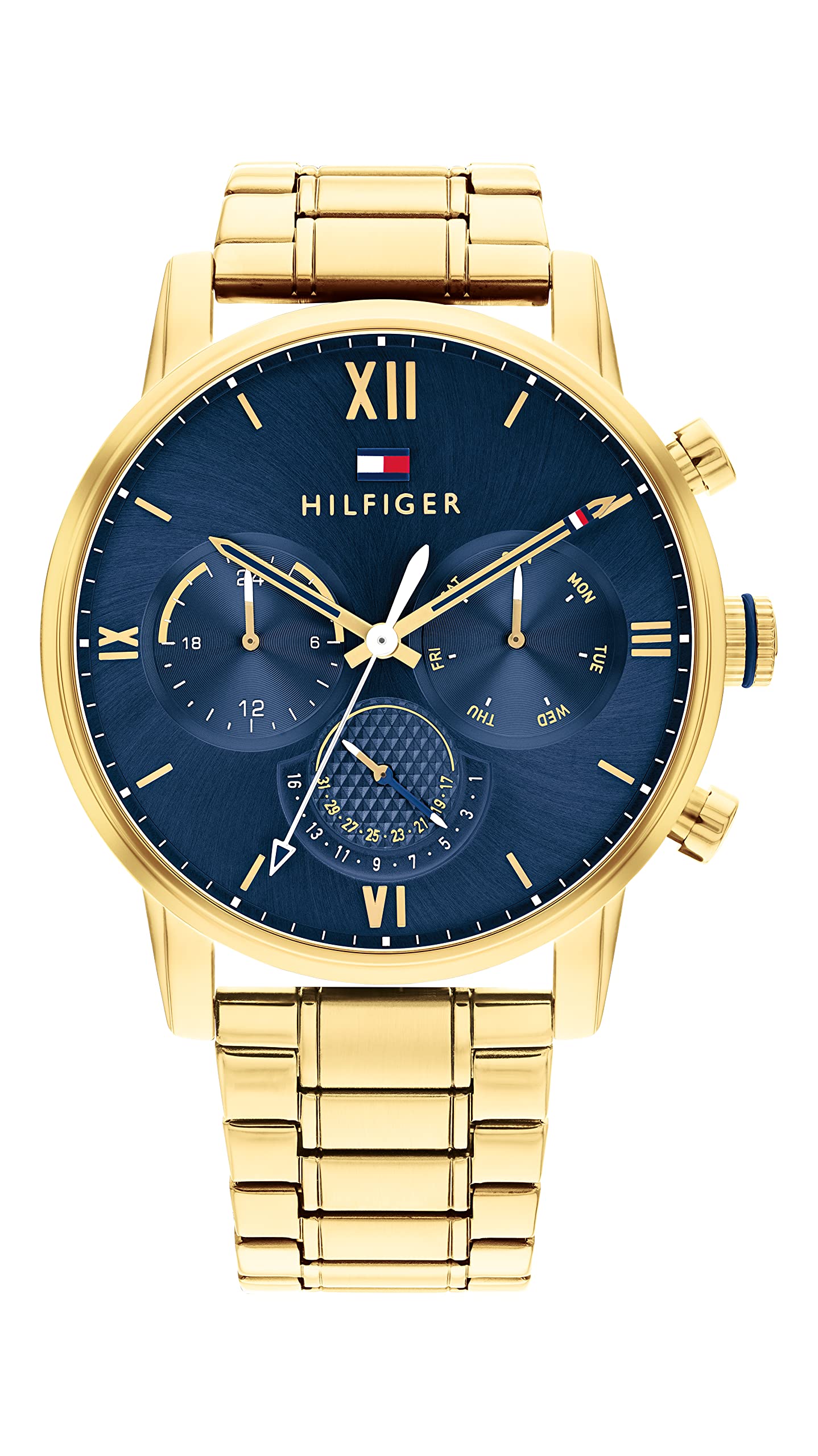 Tommy Hilfiger Sullivan Analog Blue Dial Mens Watch-TH1791880 (B09H3FSCD4) Amazon Price History, Amazon Price Tracker