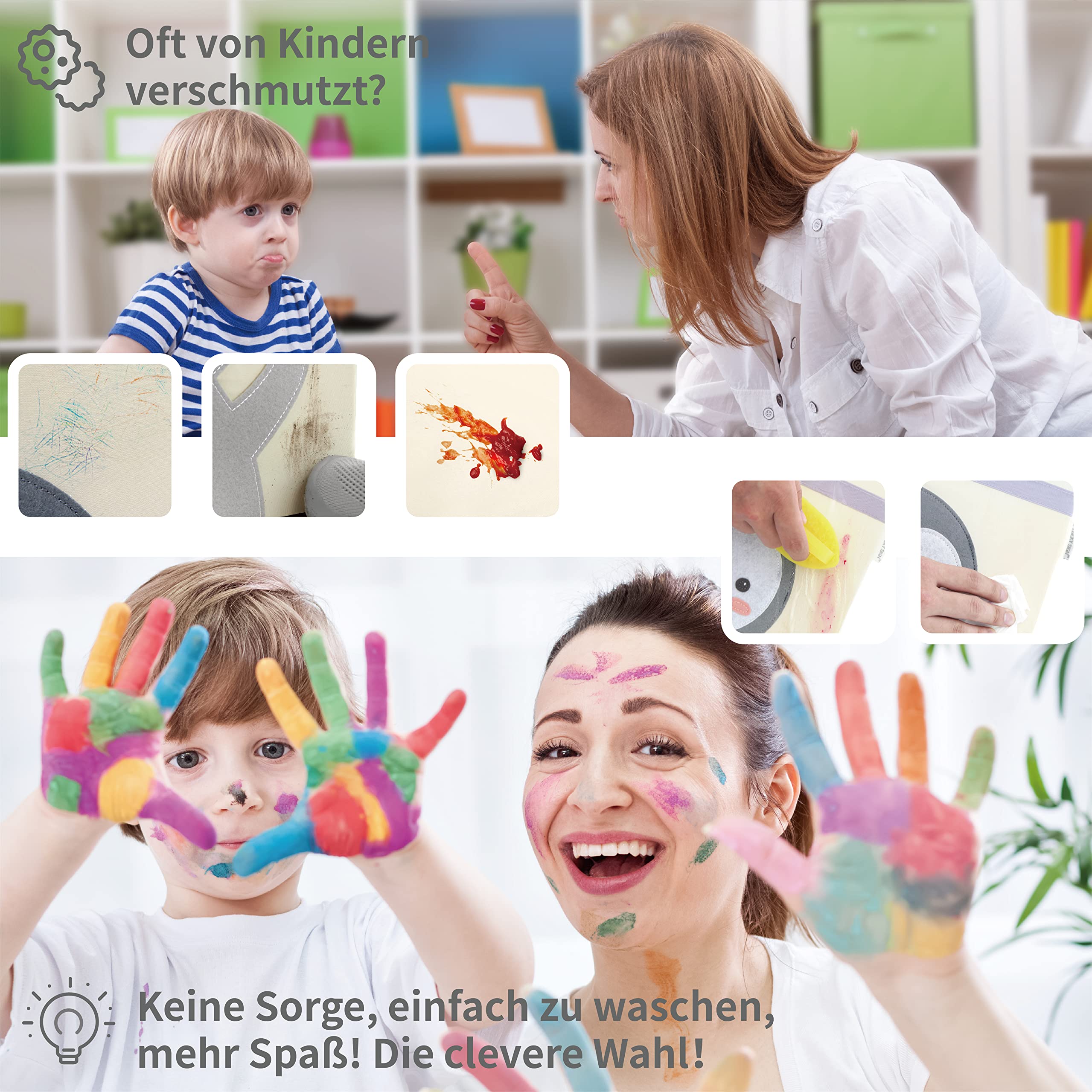 Portagiochi Pieghevole Con Coperchio - 33x33x33 Cm, Design Orso