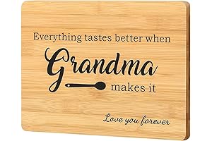 Grandma Gifts, Grandma Birthday Gifts - Bamboo Cutting Board