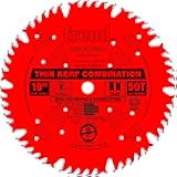 Freud Thin Kerf Combination Saw Blade with Premium TiCo Hi-Density Carbide Combination Blend for Maximum Performance - 10