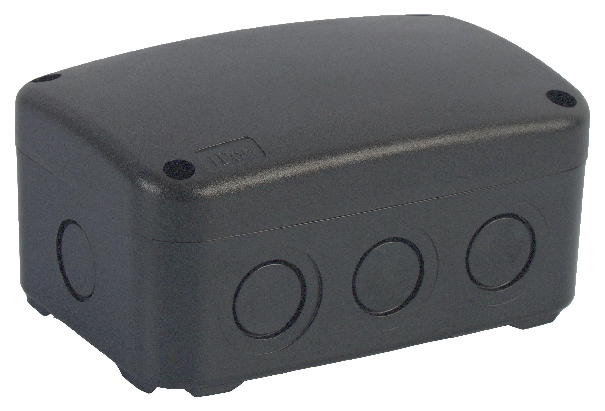 EG-038 IP66 Outdoor Weatherproof Universal Electronics Enclosure Project Black Conduit Junction Box 4.93"X3.39"X2.44"Medium-picture-13